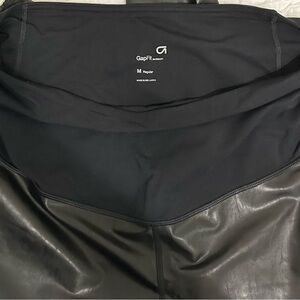 Gap Maternity  leggings - faux leather size Medium